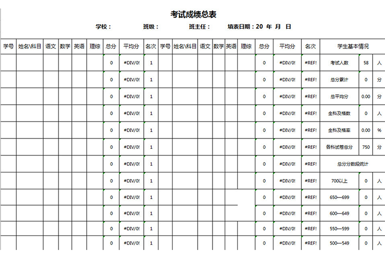 考試成績(jī)總表-1