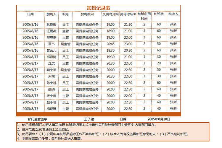 加班記錄表-1