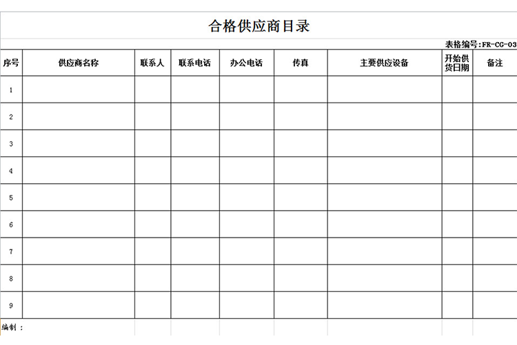 合格供應商目錄-1