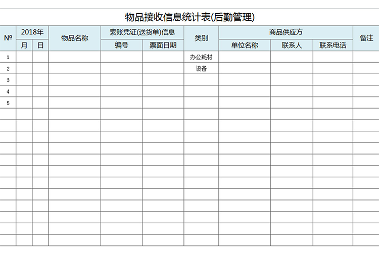 后勤領用資金管理表格-1
