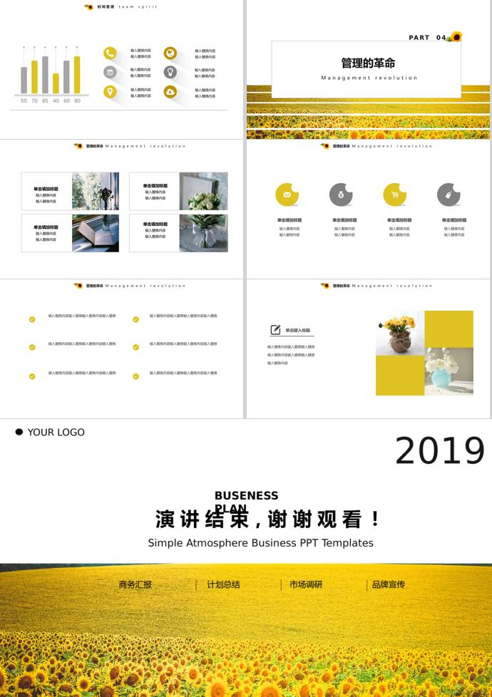 商業項目計劃書PPT模板-2