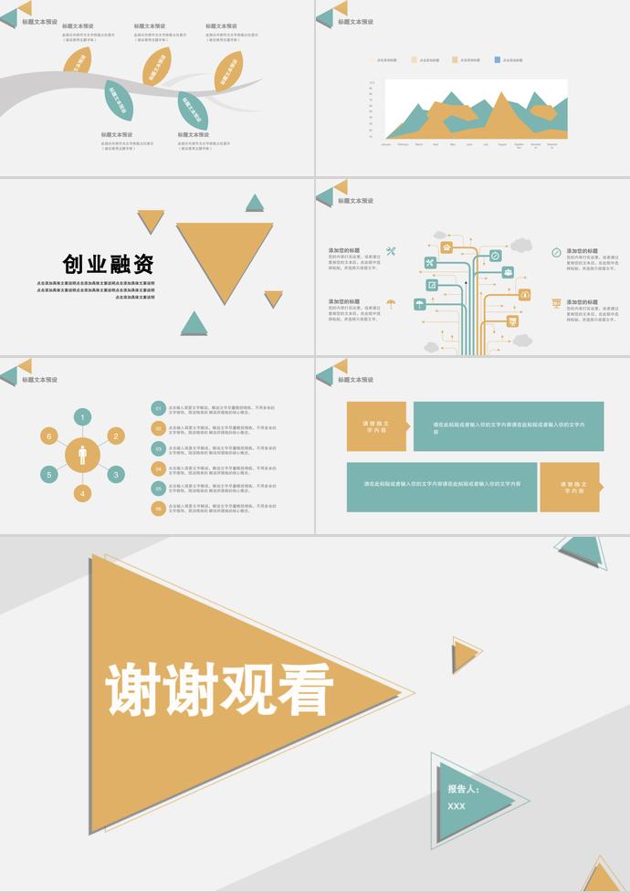 淡黃色簡約風創業融資計劃書-2