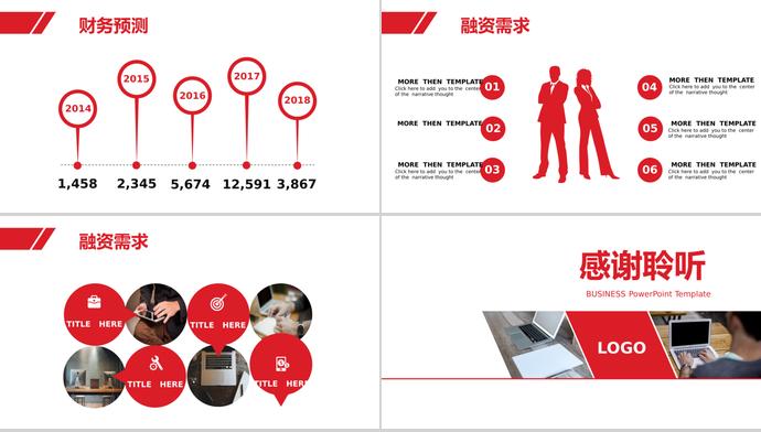 紅色大氣商業計劃書-3
