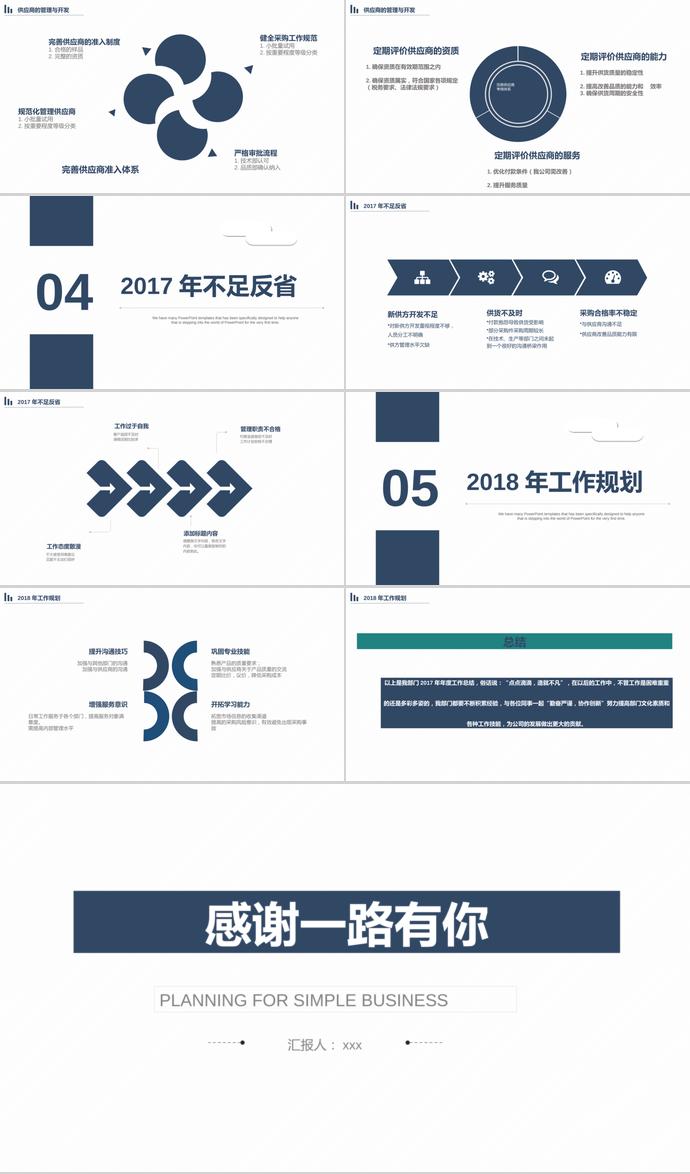 簡(jiǎn)約實(shí)用工作總結(jié)計(jì)劃PPT模板-2