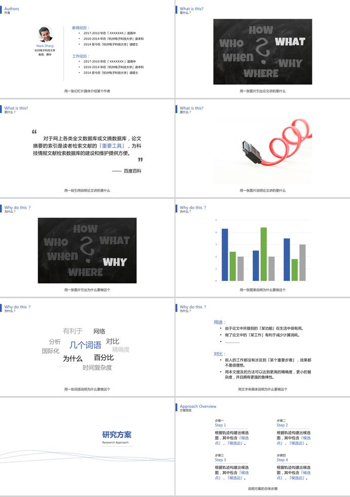 極簡實用論文答辯PPT模板-1