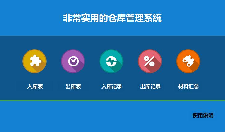 非常實用的倉庫管理系統(tǒng)模板