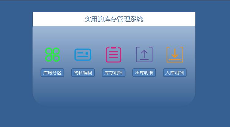 實(shí)用的庫(kù)存管理系統(tǒng)excel模板