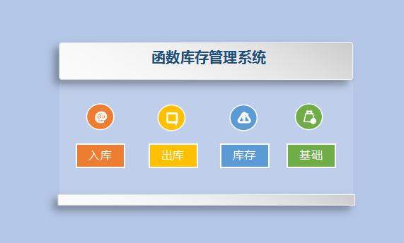 函數庫存管理系統表格模板