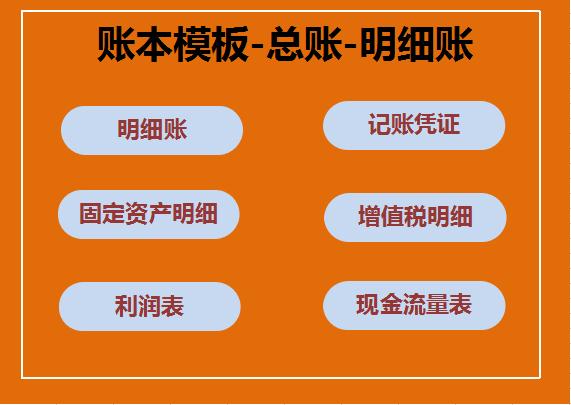 財務賬本憑證管理系統Excel模板