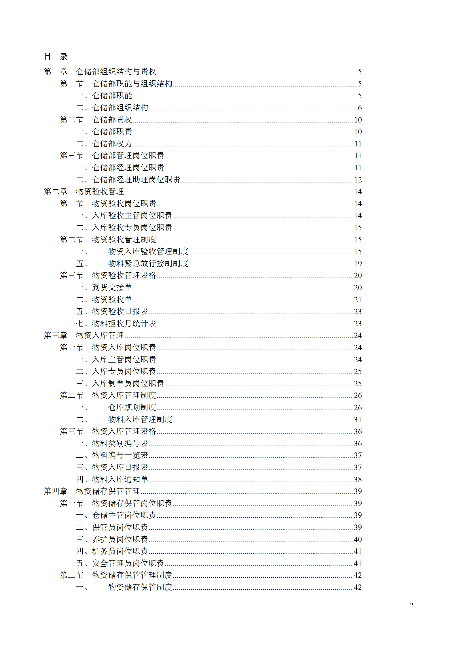 倉儲管理部規范化管理工具箱word模板