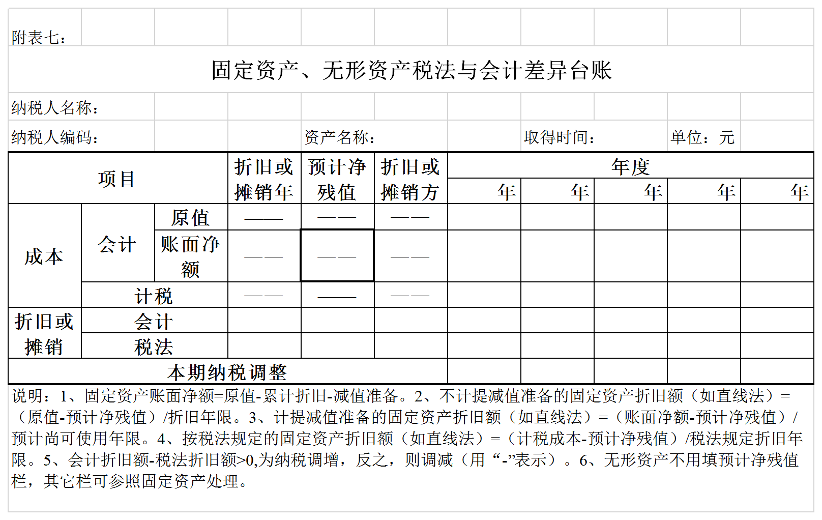 財(cái)務(wù)會(huì)計(jì)表格Excel模板