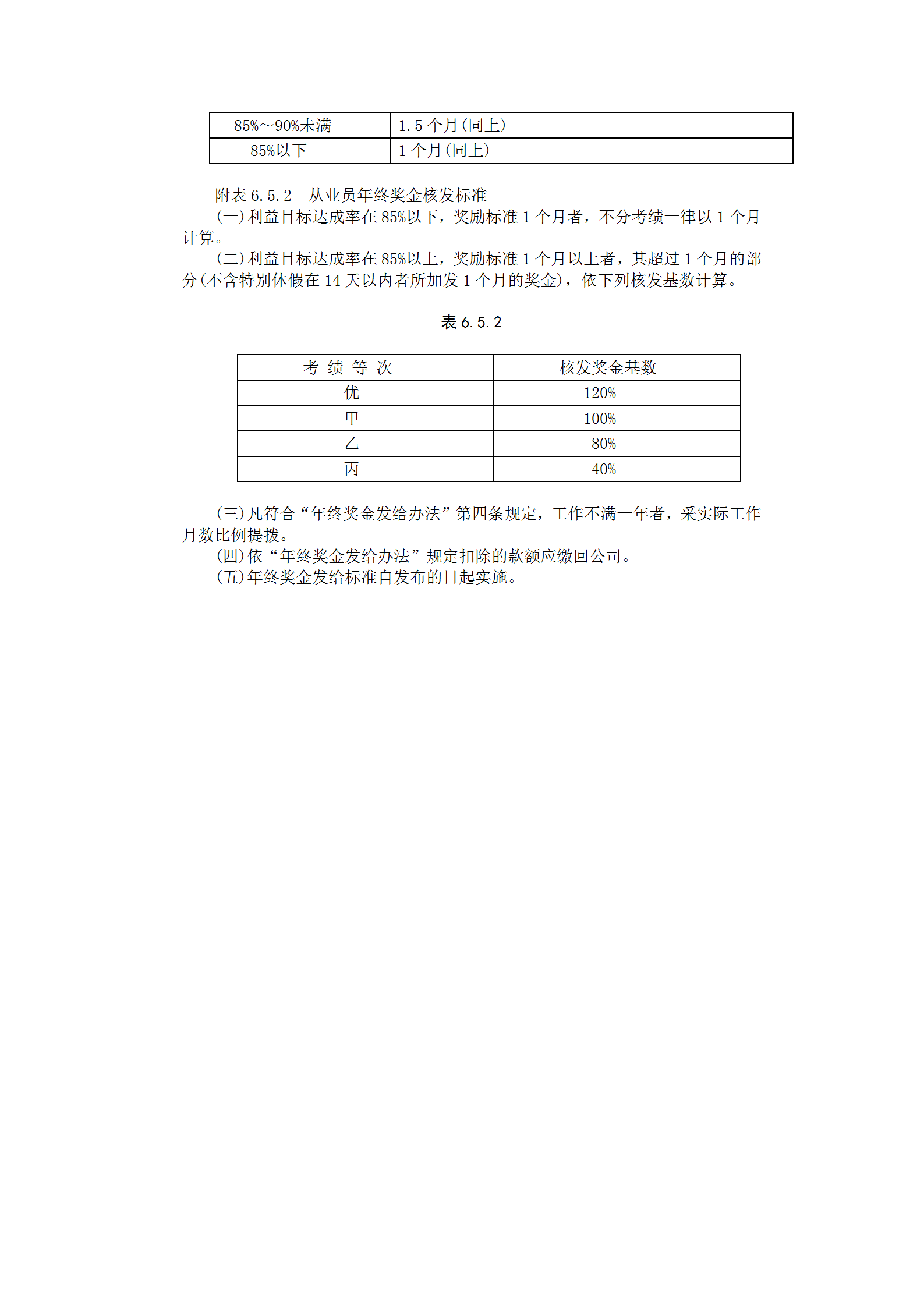 從業人員年終獎金發給辦法word模板-1