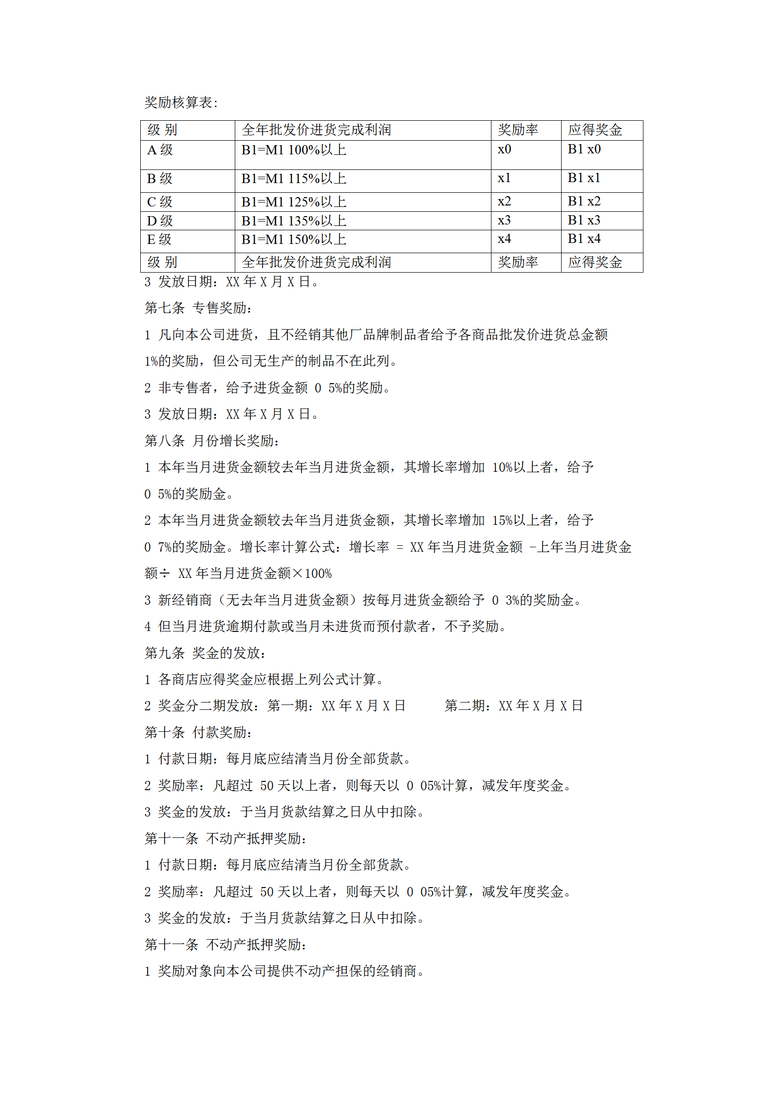 經(jīng)銷商年終獎(jiǎng)勵(lì)辦法word模板-1