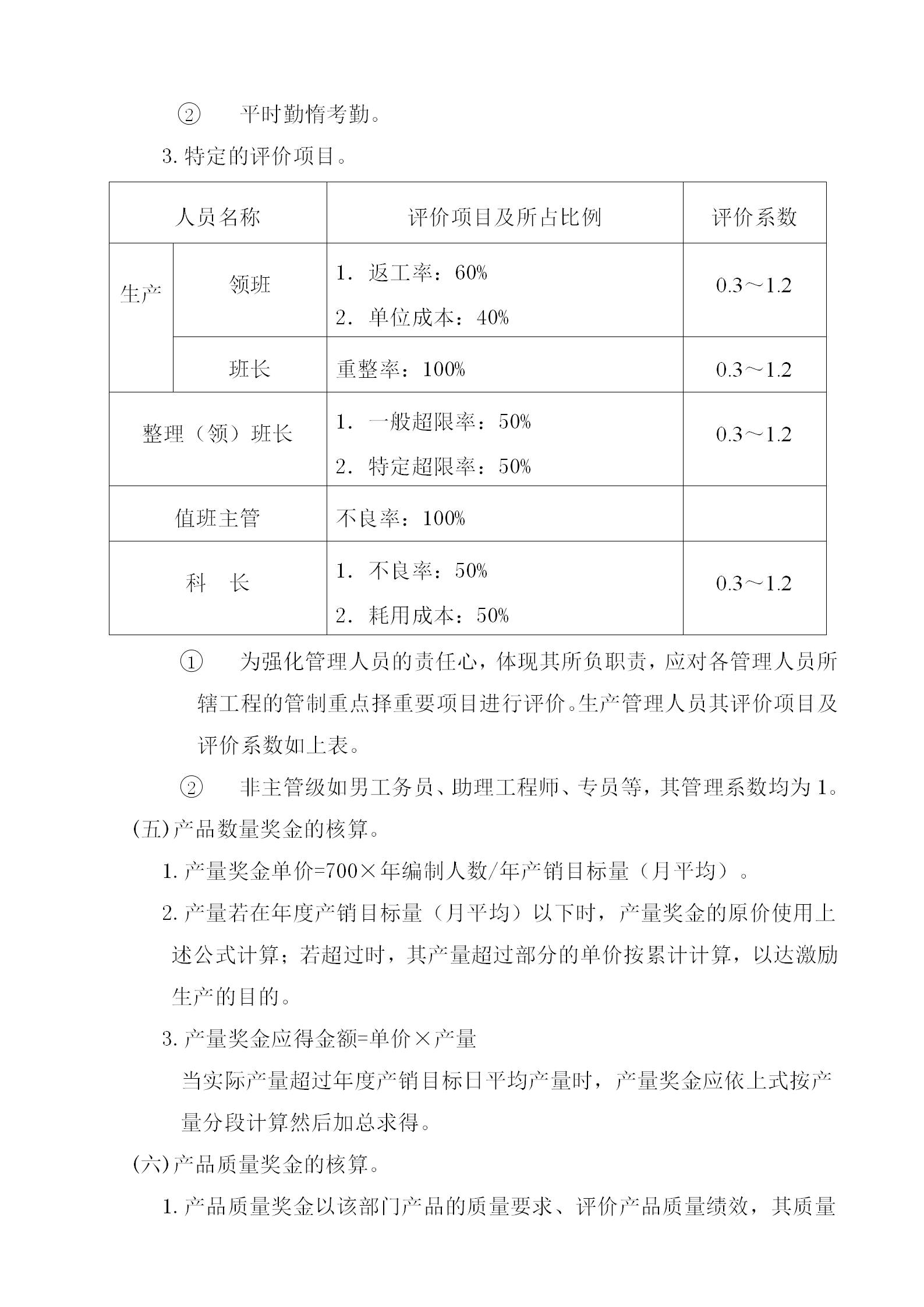 公司示例個人績效獎金管理辦法word模板-1