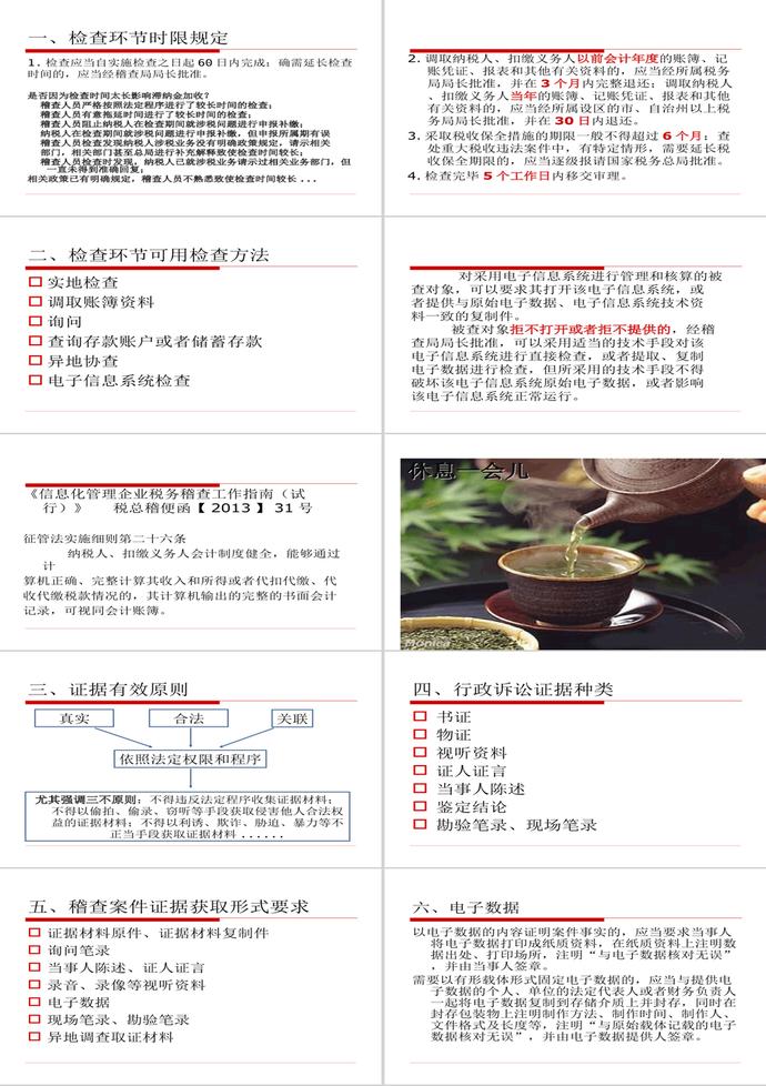 稅務稽查工作規程PPT模板-4