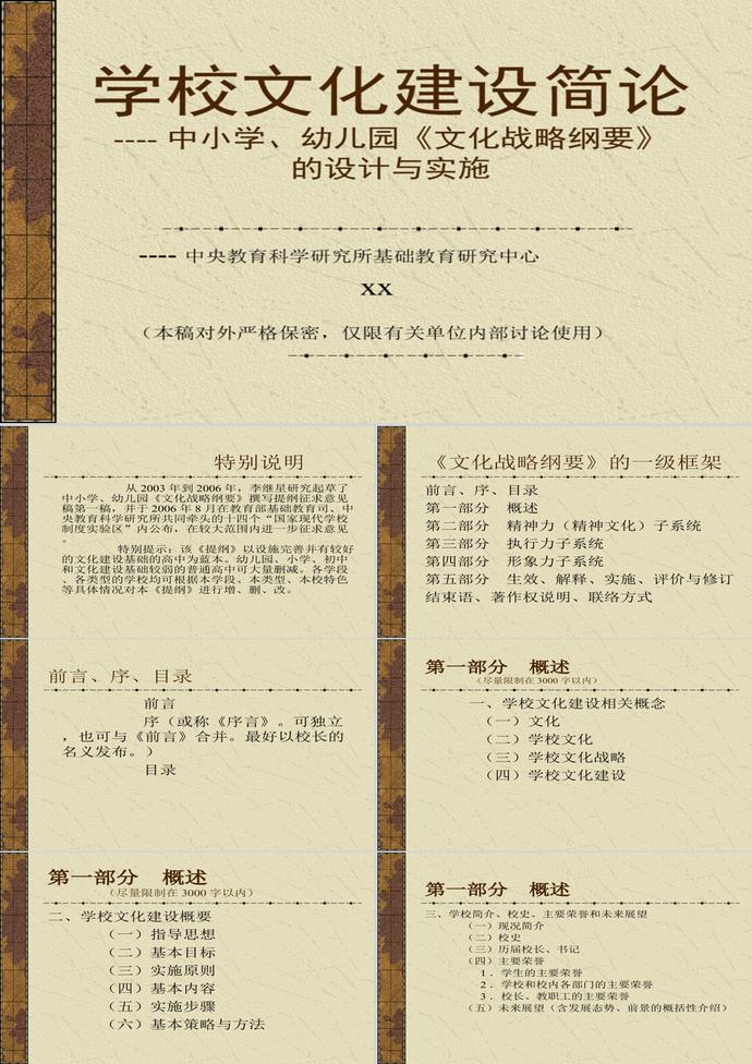 有關現代學校制度建設PPT模板