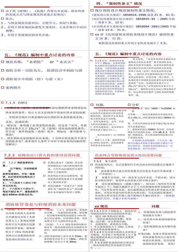 民用建筑水消防系統設計規范PPT模板-1