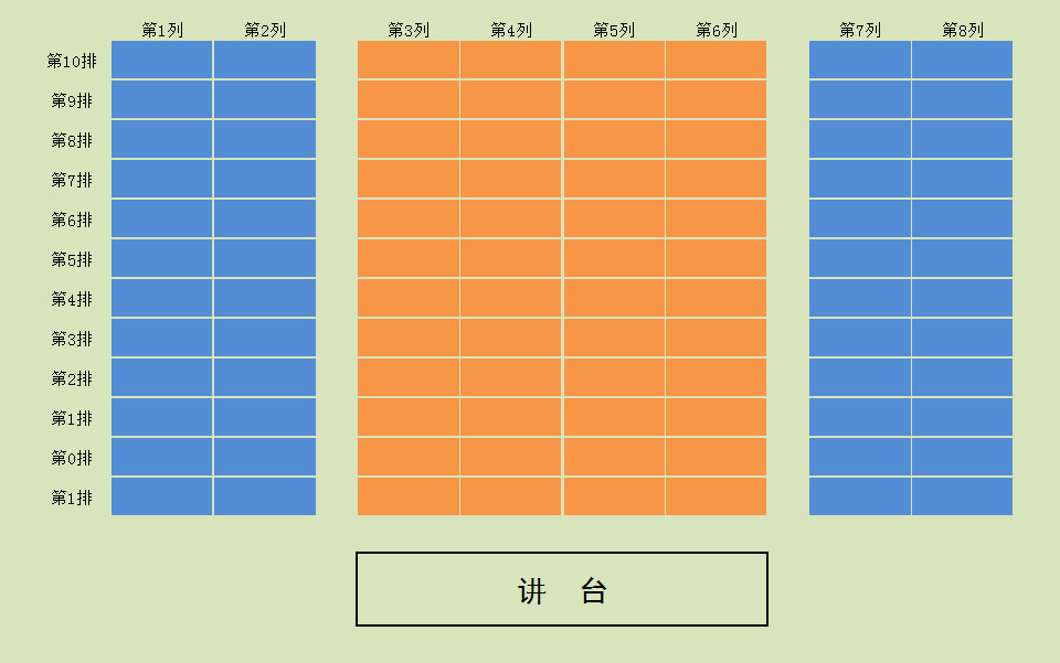班級(jí)座位安排表