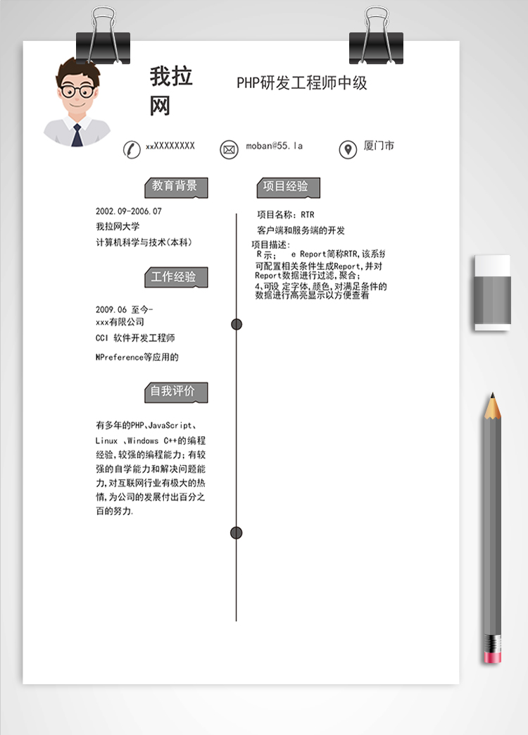 簡約PHP研發工程師中級