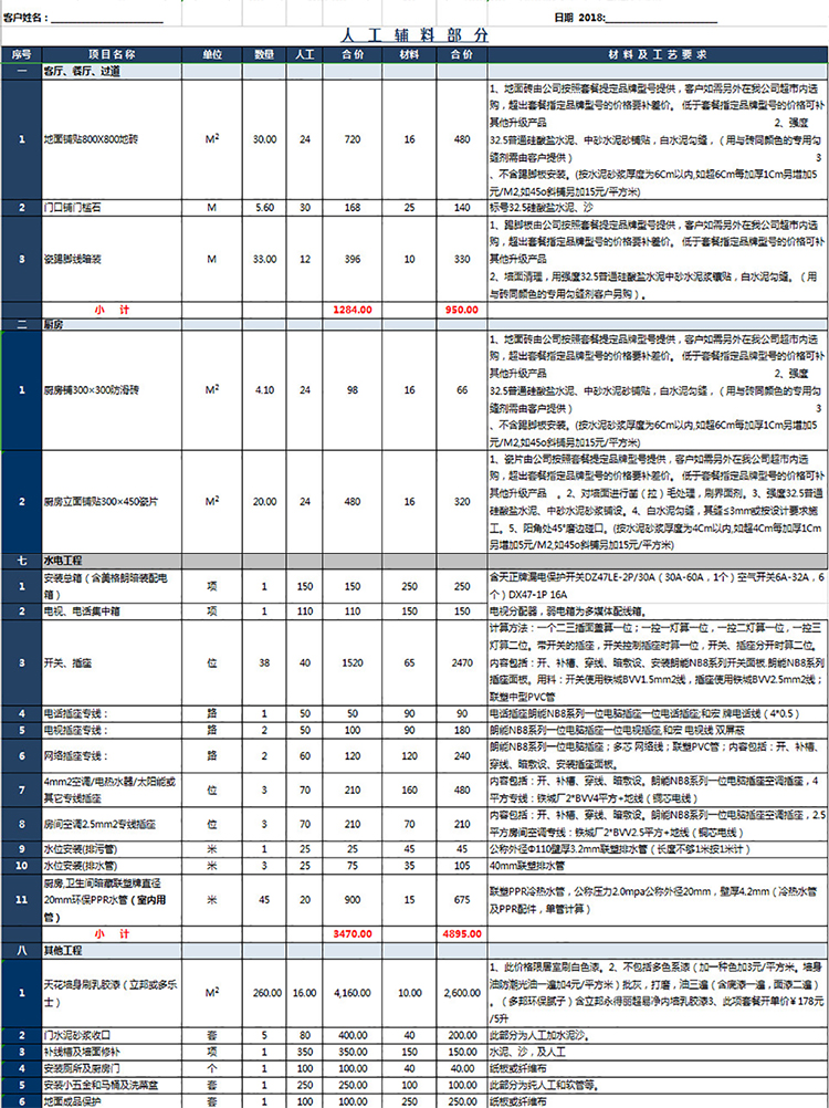 裝修全包報價單-1